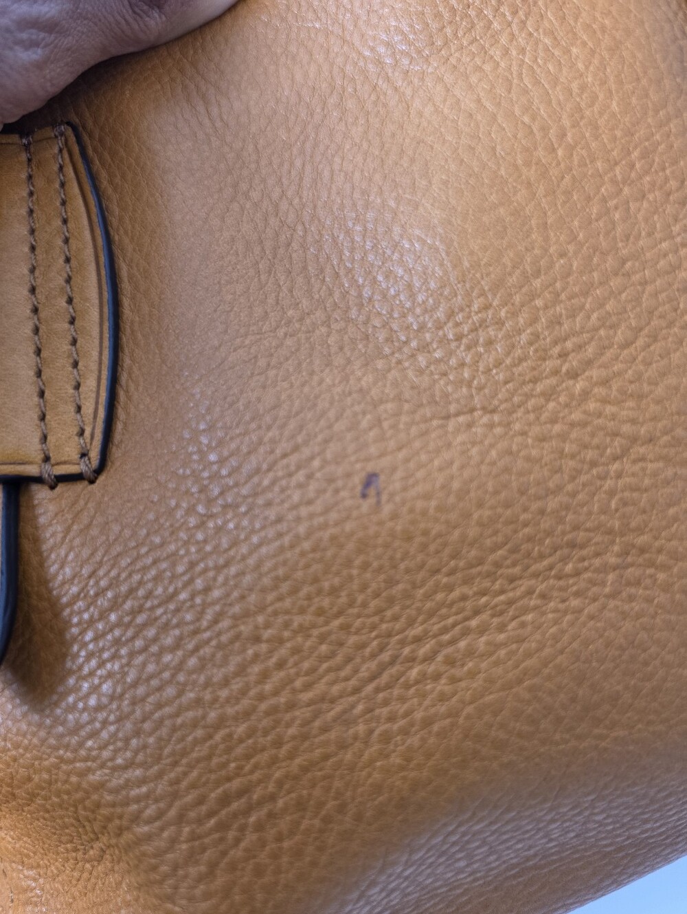 Ralph Lauren Leather Heritage Logo Cognac Tote Satchel Bag - Picture 16 of 16